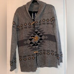 Button up sweater/cardigan. Size L